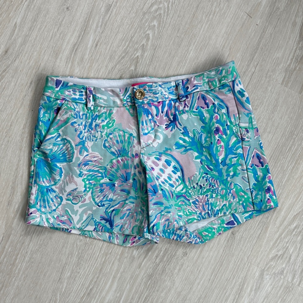 Lilly Pulitzer Blue Reef Women’s Shorts, size 2